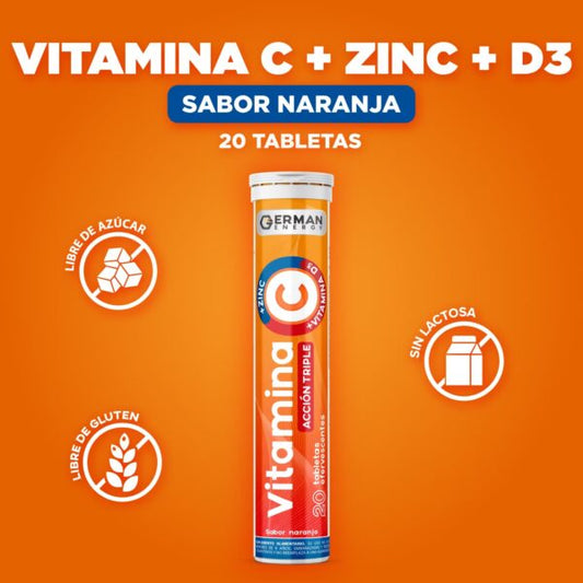 VITAMINA C TRIPLE ACCION TAB EFE X 20 UND GERMAN