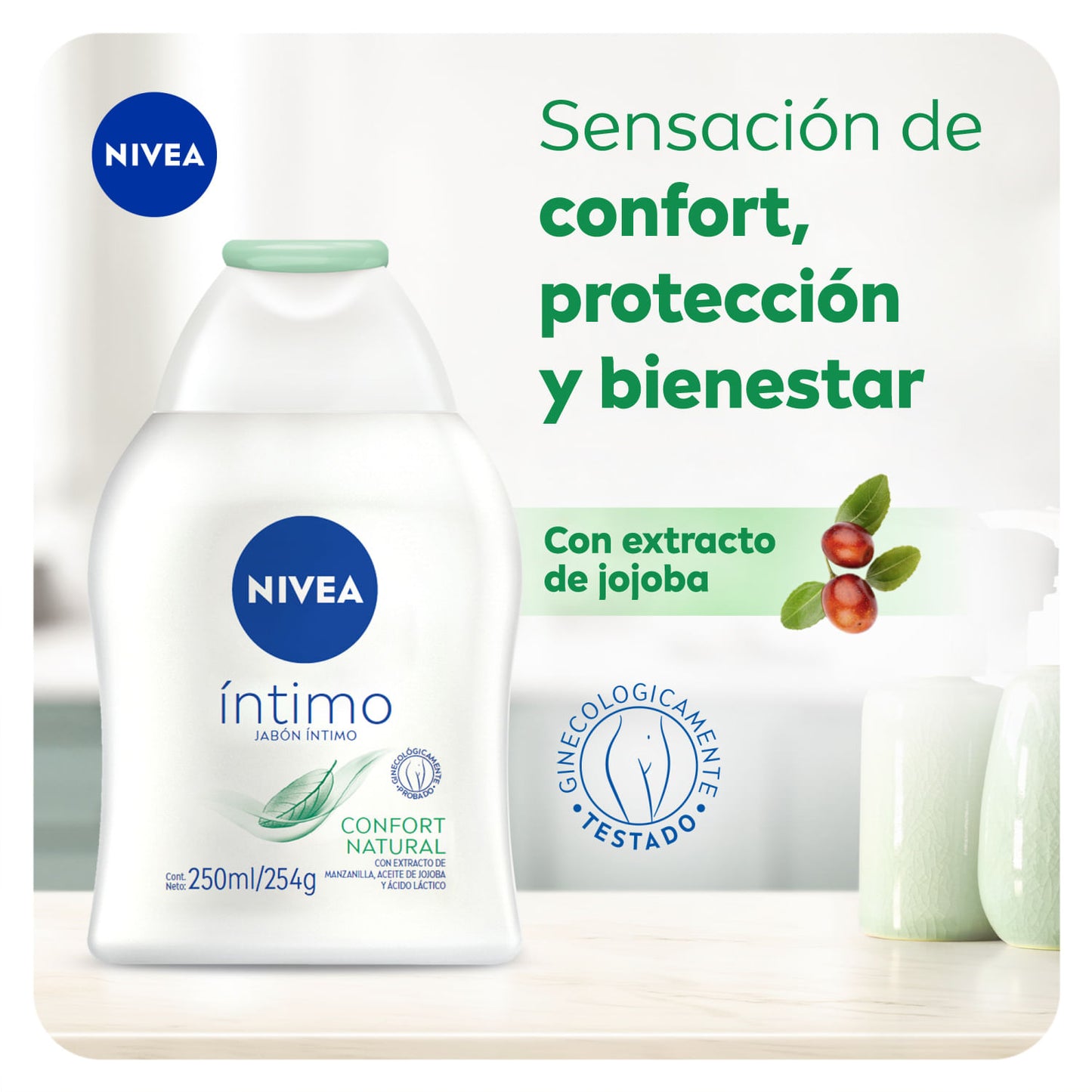 NIVEA INTIMO NATURAL JAB X 250 ML