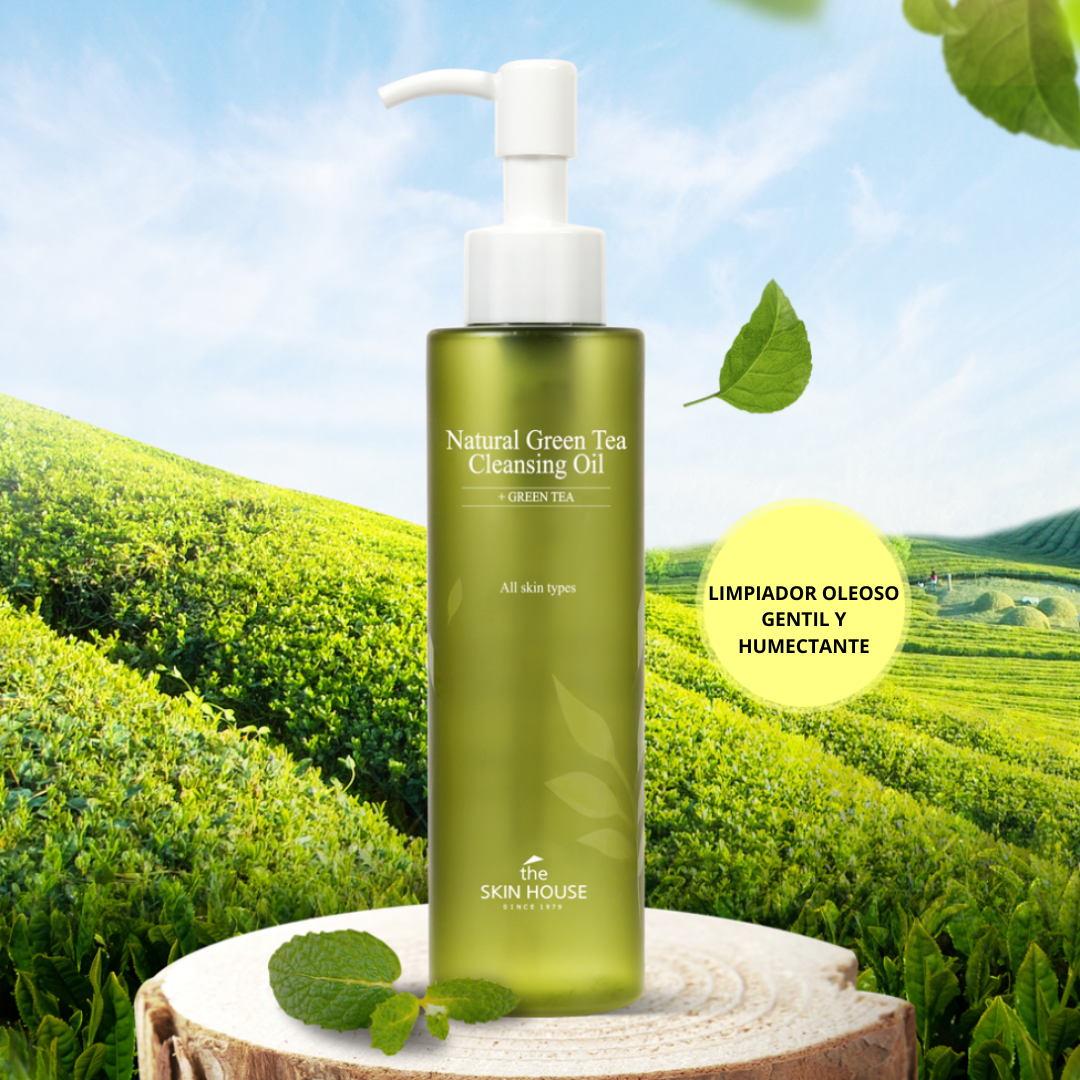 NATURAL GREEN TEA CLEANSING OIL - THE SKIN HOUSE