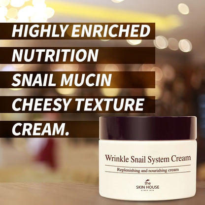 WRINKLE SNAIL SYSTEM CREAM 50ML - THE SKIN HOUSE