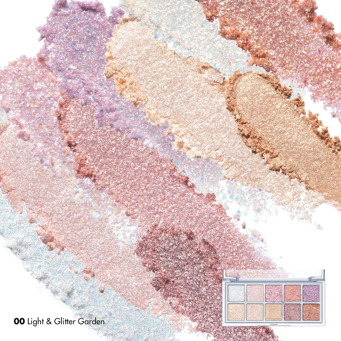 BETTER THAN PALETTE 00 LIGHT & GLITTER GARDEN - ROM&ND
