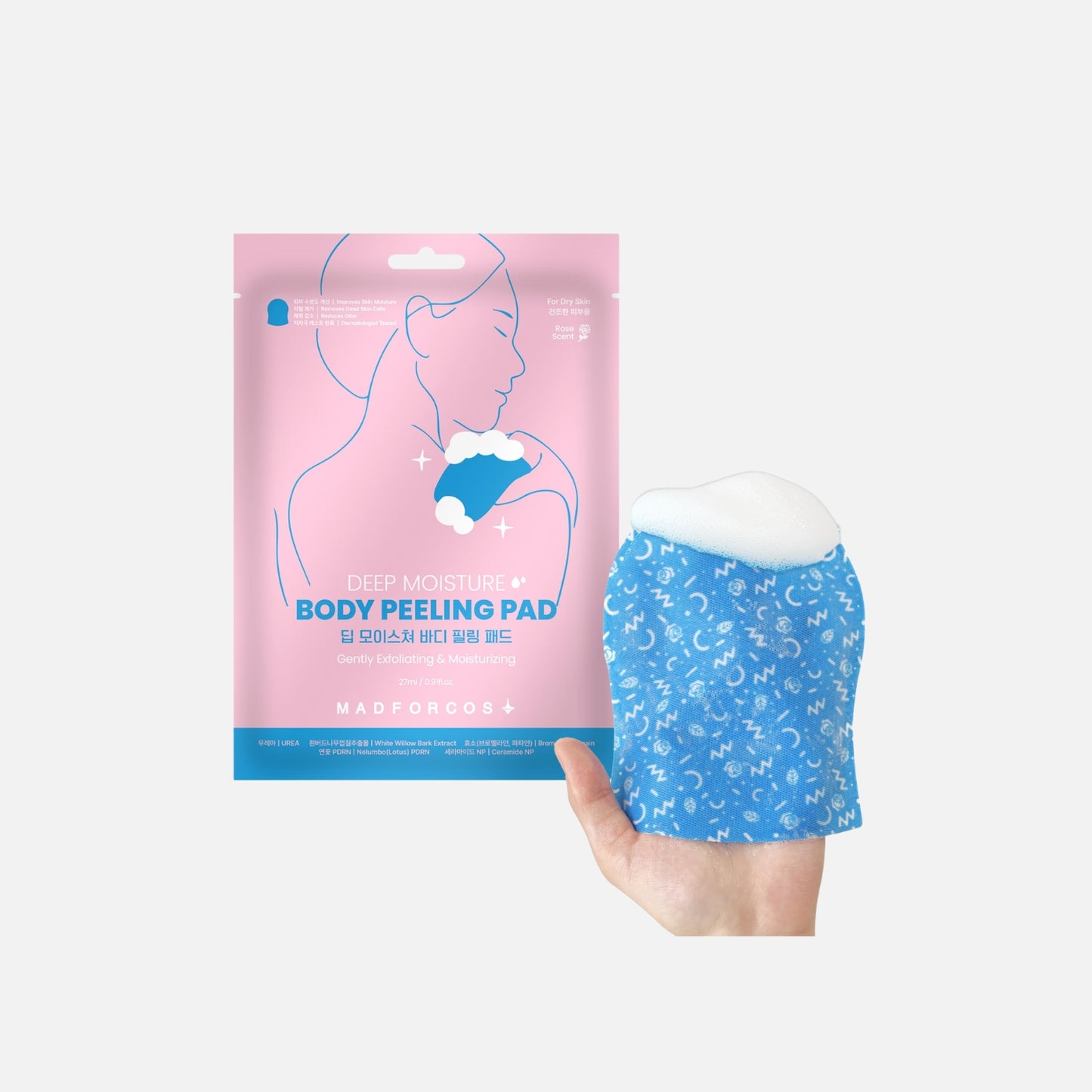 DEEP MOISTURE BODY PEELING PAD - MADFORCOS