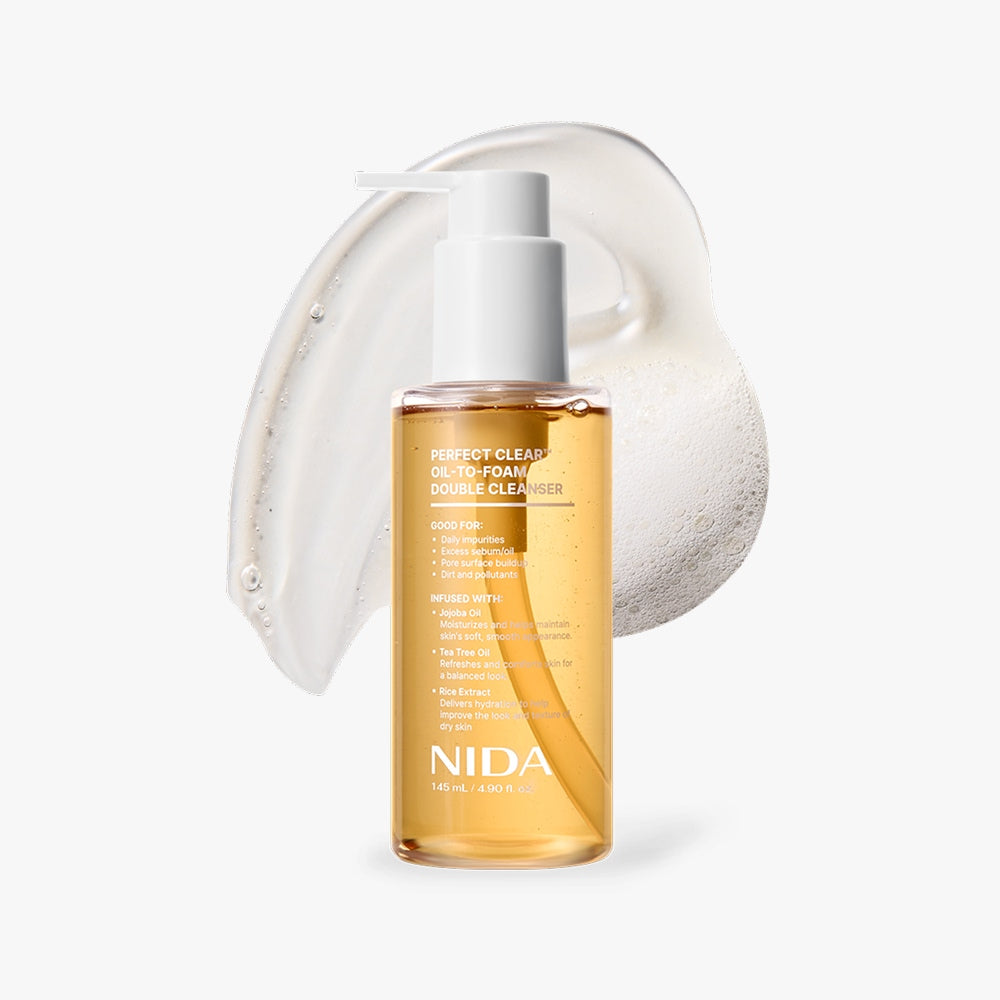 PERFECT CLEAR OIL TO FOAM DOUBLE CLEANSER - NIDA