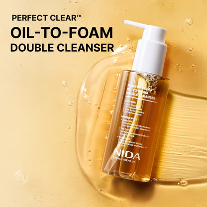 PERFECT CLEAR OIL TO FOAM DOUBLE CLEANSER - NIDA