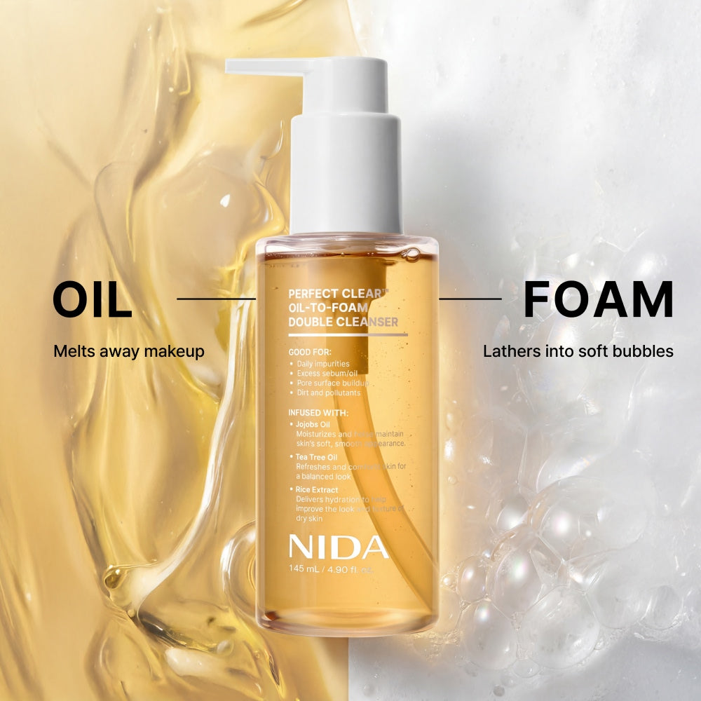 PERFECT CLEAR OIL TO FOAM DOUBLE CLEANSER - NIDA