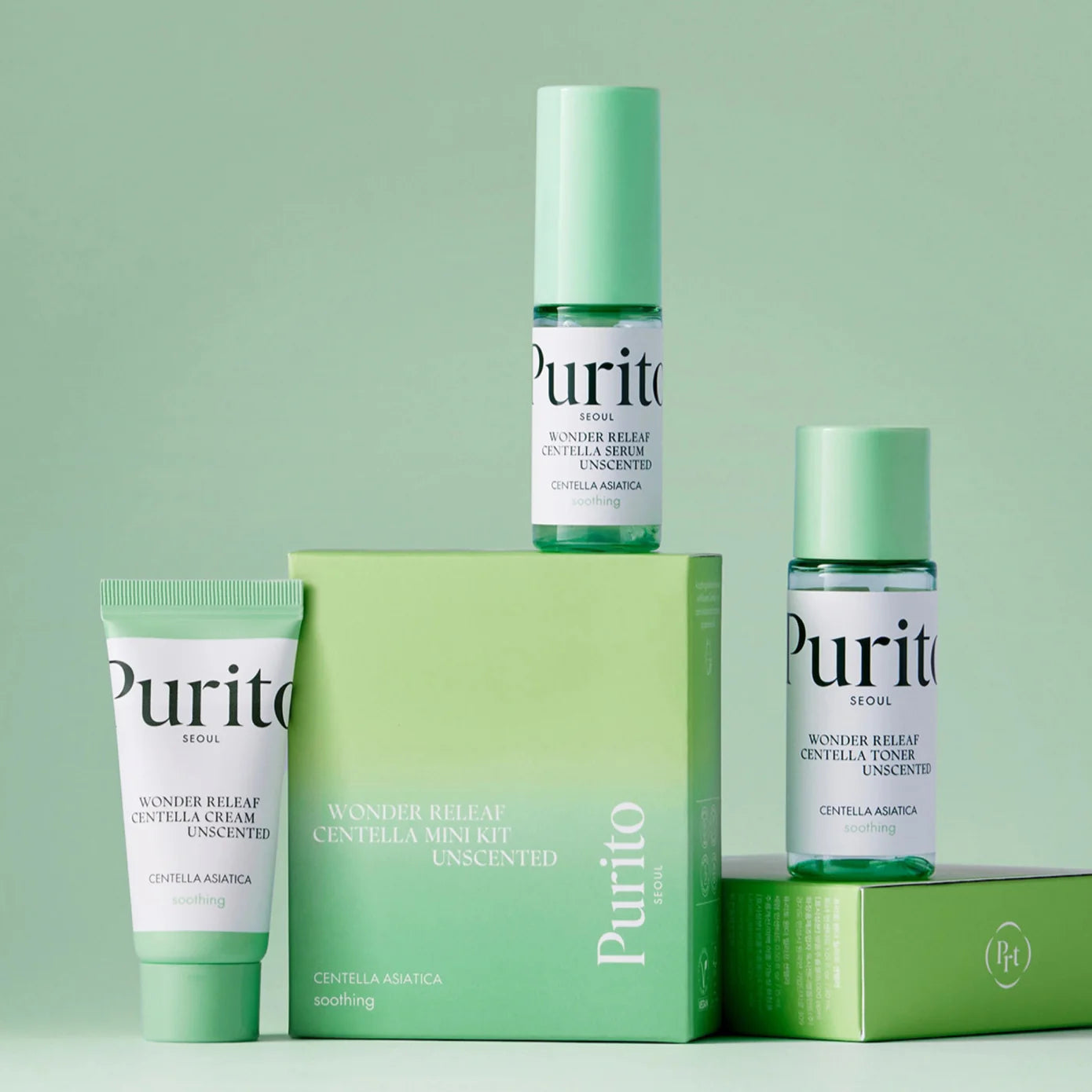 WONDER RELEAF CENTELLA MINI KIT UNSCENTED - PURITO