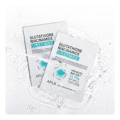 GLUTATHIONE NIACINAMIDE SHEET MASK - APLB