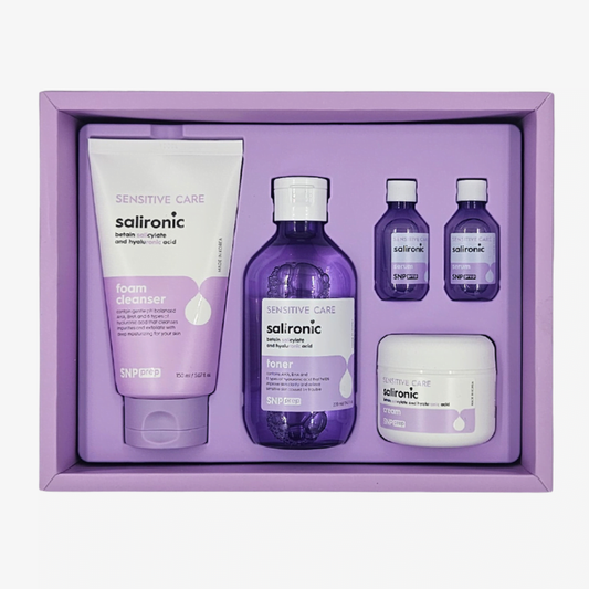 SALIRONIC SKINCARE SET (LIMPIADOR, TONICO, CREMA, SERUM) - SNP