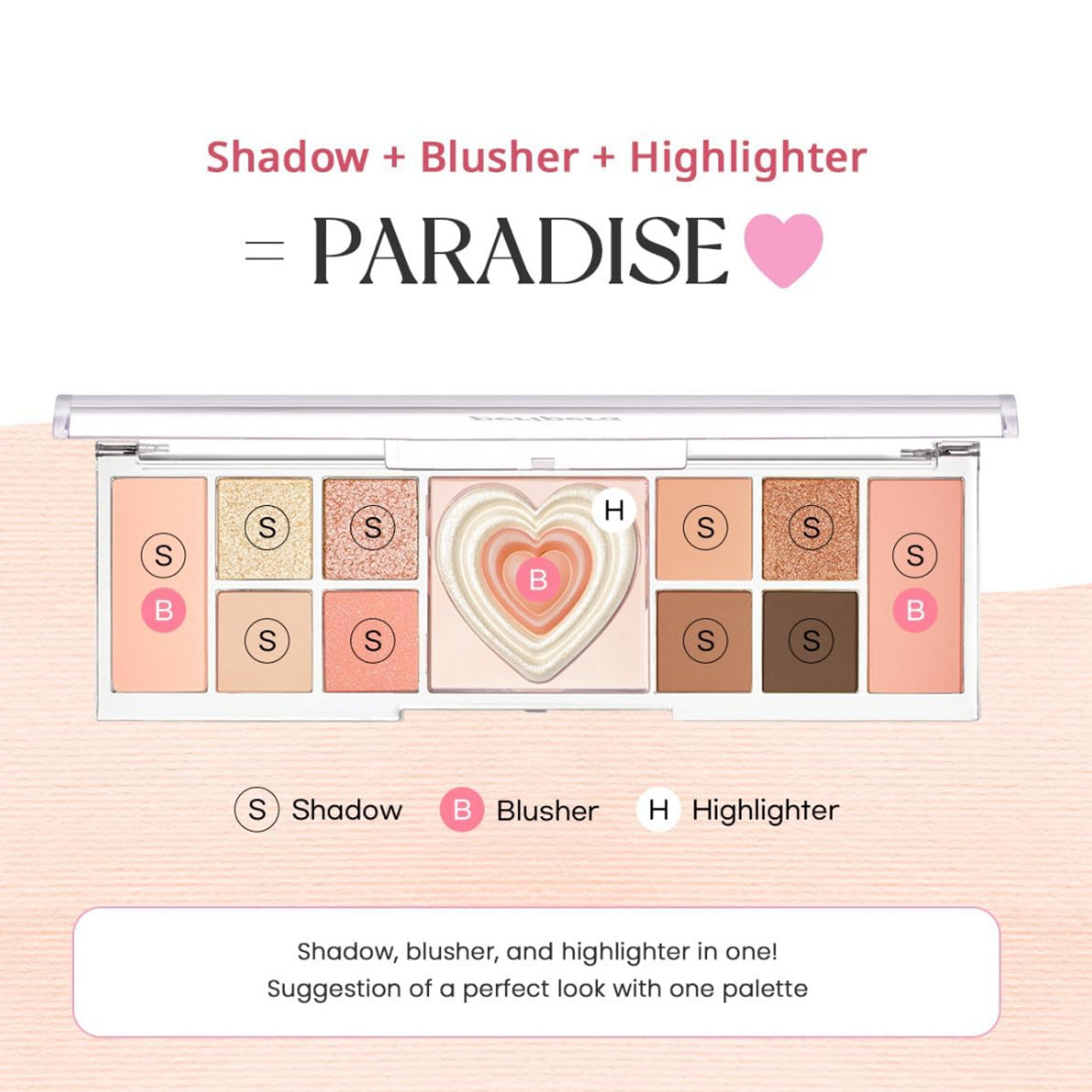 ALL TAKE MOOD LIKE PALETTE 02 PEACH HEAVEN - PERIPERA