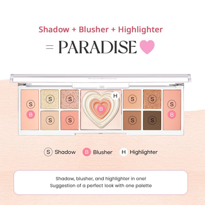 ALL TAKE MOOD LIKE PALETTE 02 PEACH HEAVEN - PERIPERA