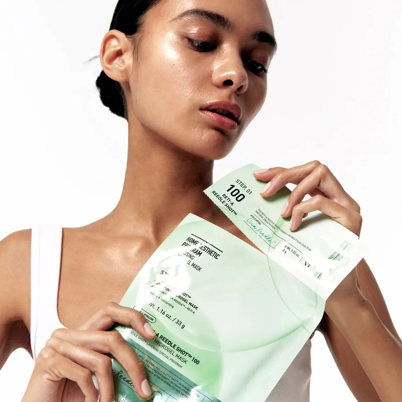 RETI-A REEDLE SHOT 100 2STEP HYDROGEL MASK - VT