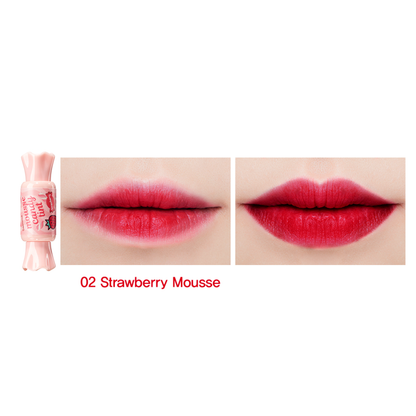 Candy lip tint mousse 02 strawberry - The saem