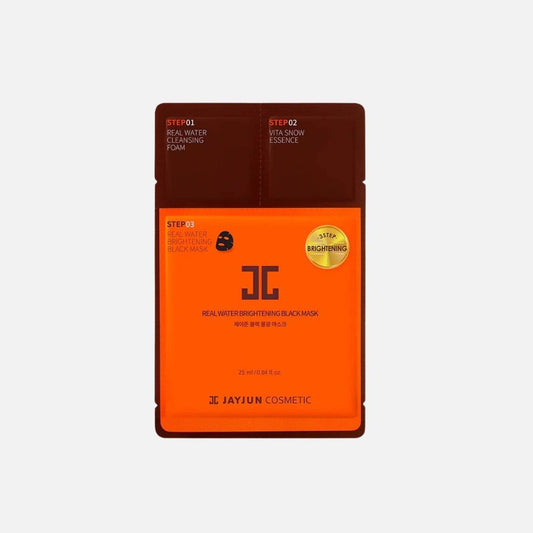 REAL WATER BRIGHTENING BLACK MASK 3 STEP - JAYJUN