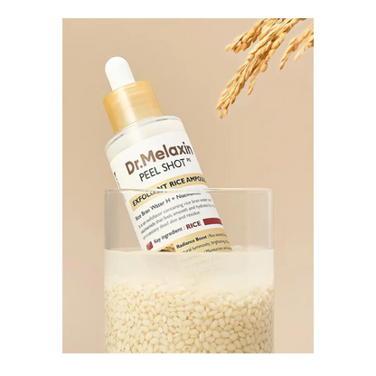 PEEL SHOT EXFOLIATING WHITE RICE AMPOULE - DR.MELAXIN