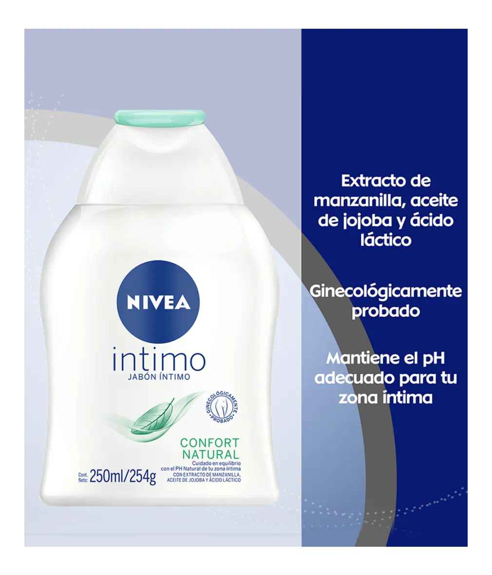 NIVEA INTIMO NATURAL JAB X 250 ML