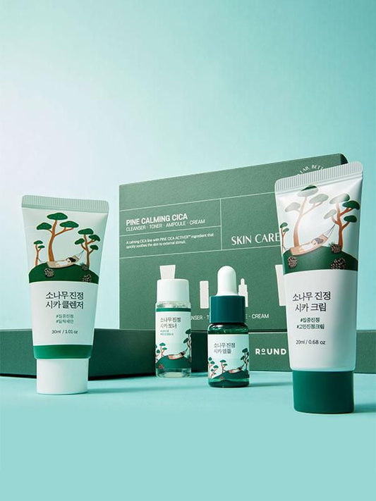 PINE CALMING CICA TRAVEL KIT - ROUND LAB