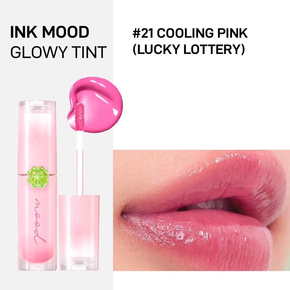 INK MOOD GLOWY TINT 021 COOLING PINK (LUCKY LOTTERY) - PERIPERA