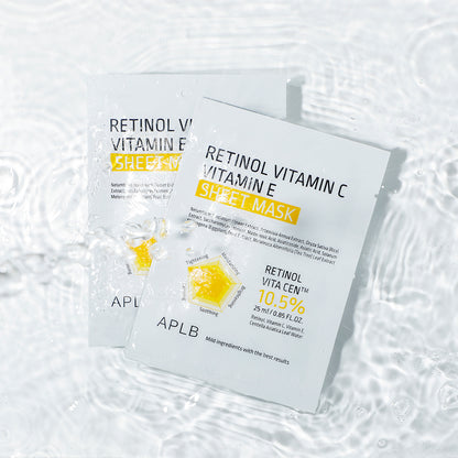 RETINOL VITAMINA C VITAMINA E SHEET MASK - APLB