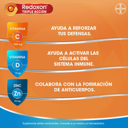VITAMINA C TRIPLE ACCION TAB EFE X 20 UND GERMAN