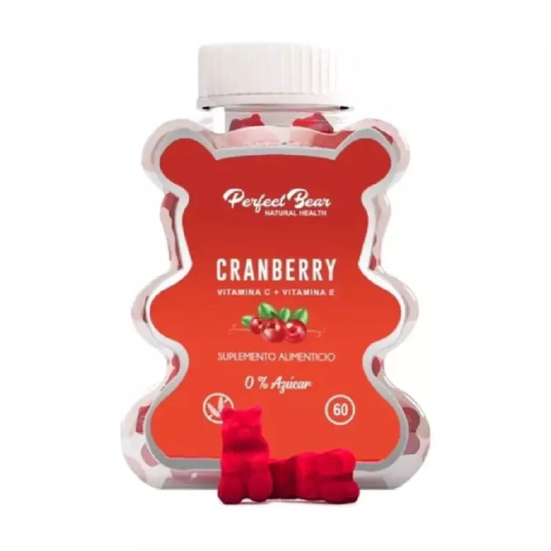 CRANBERRY VITAMINAS (60 GOMITAS/VEGANAS/0% AZUCAR) -  PERFECT BEAR