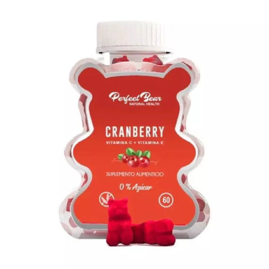 CRANBERRY VITAMINAS (60 GOMITAS/VEGANAS/0% AZUCAR) -  PERFECT BEAR