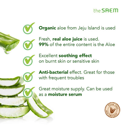 JEJU FRESH ALOE SOOTHING GEL 99% - THE SAEM