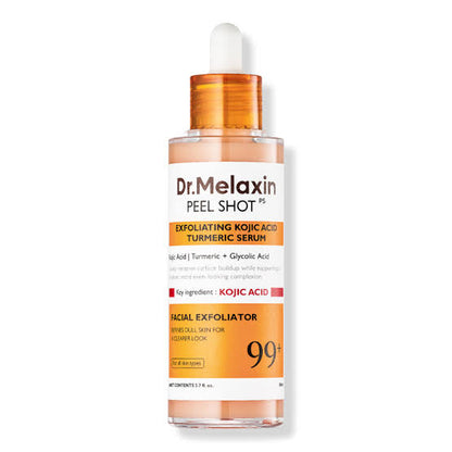 PEEL SHOT EXFOLIATING KOJIC ACID TURMERIC SERUM - DR. MELAXIN