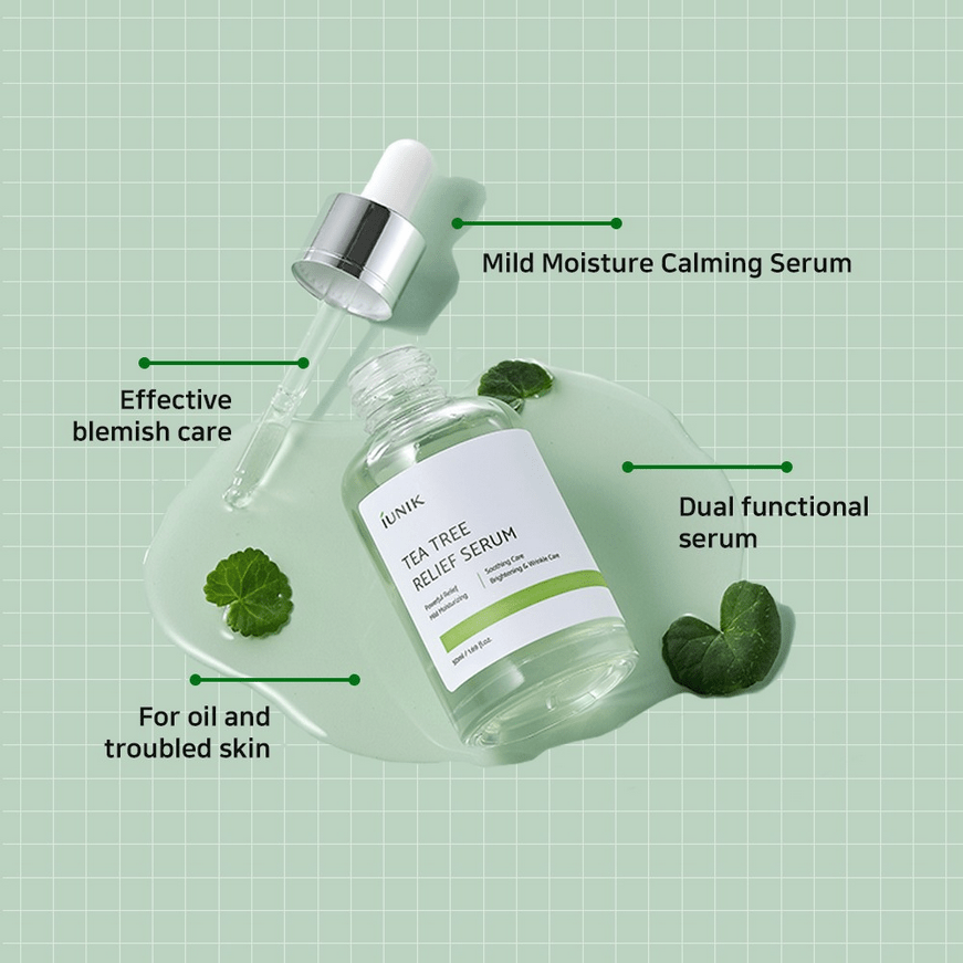 TEA TREE RELIEF SERUM - ÍUNIK