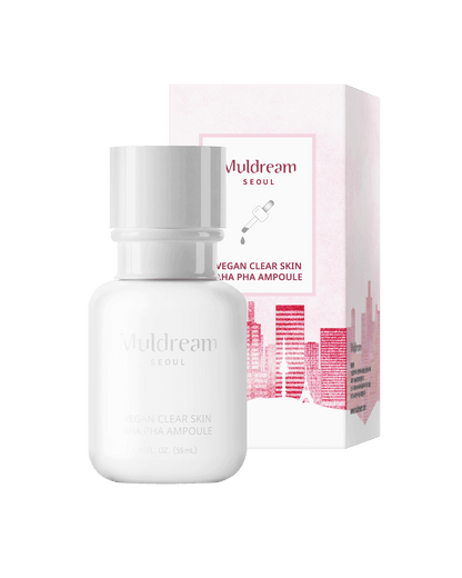 VEGAN CLEAR SKIN AHA PHA AMPOULE - MULDREAM