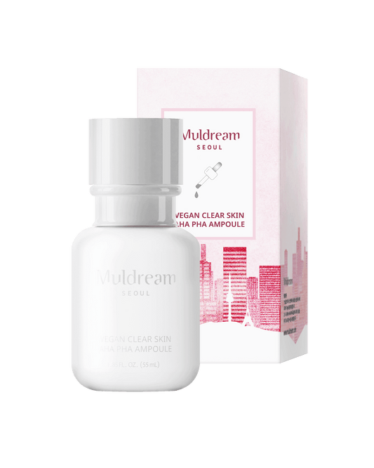 VEGAN CLEAR SKIN AHA PHA AMPOULE - MULDREAM