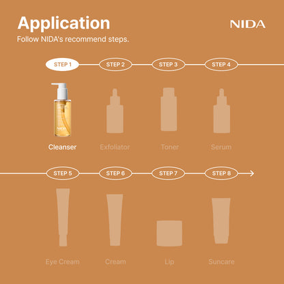 PERFECT CLEAR OIL TO FOAM DOUBLE CLEANSER - NIDA