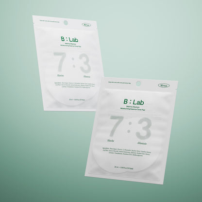 7:3 MATCHA ALLANTOIN MOISTURIZING ESSENCE TONER PAD 10 EA - B: LAB