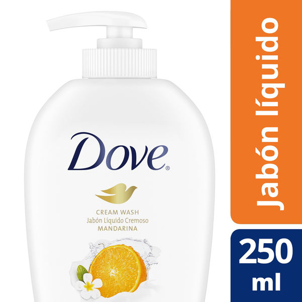 DOVE JABON LIQUIDO CREAM WASH CREMOSO MANDARINA 250ML