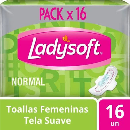 LADYSOLFT NORMAL SUAVE C/ALAS X 16