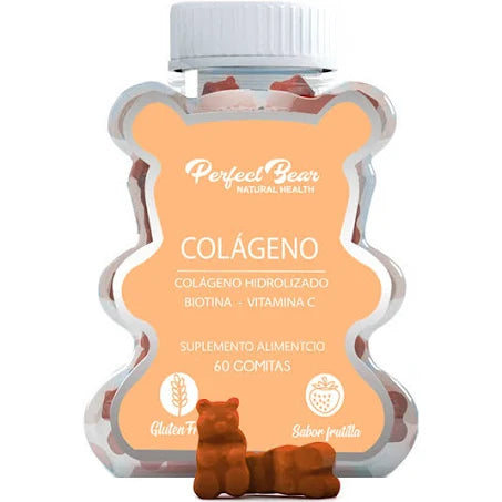 COLÁGENO (60 GOMITAS/VEGANAS/0% AZUCAR) -  PERFECT BEAR