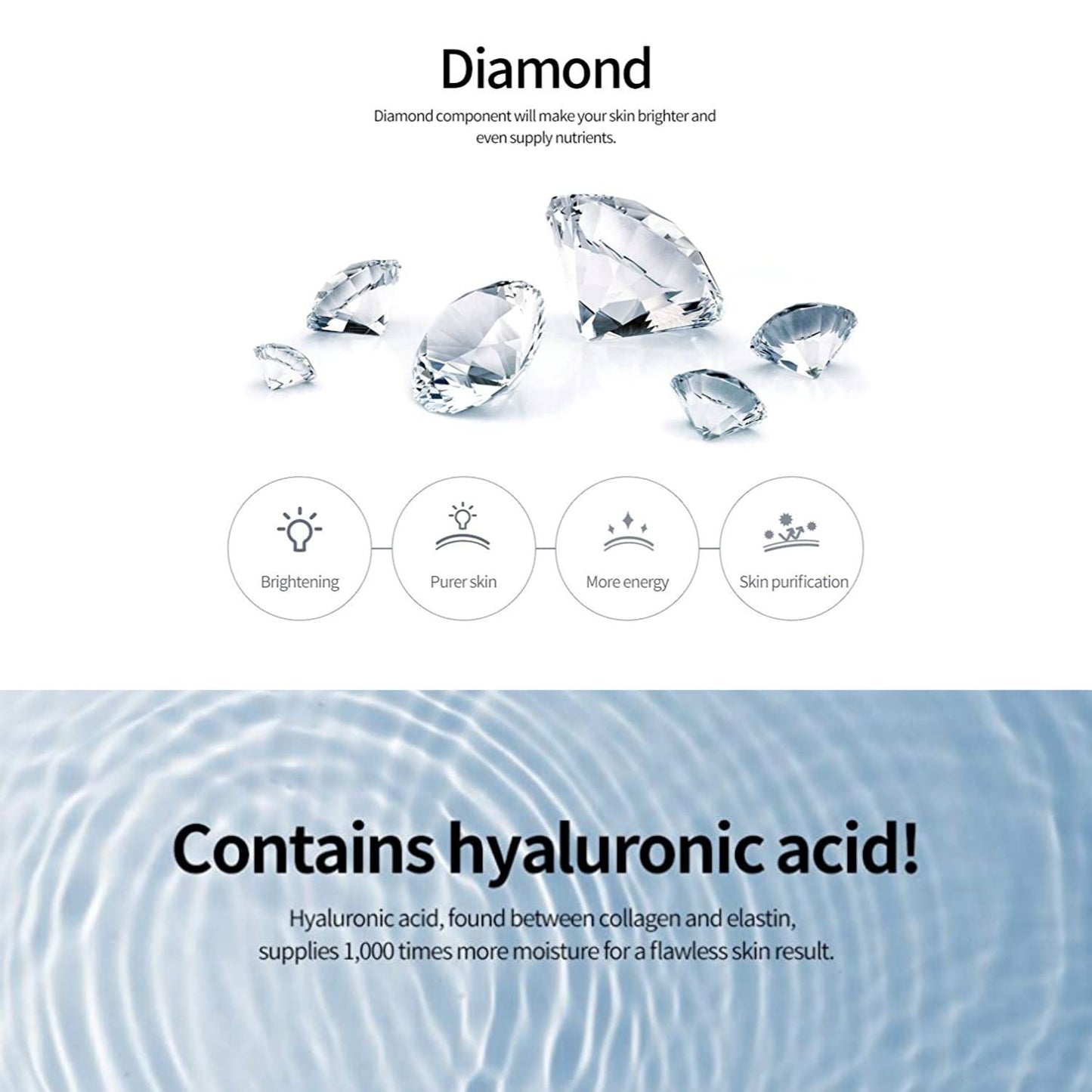 DIAMOND BRIGHTENING AMPOULE MASK SHEET - SNP