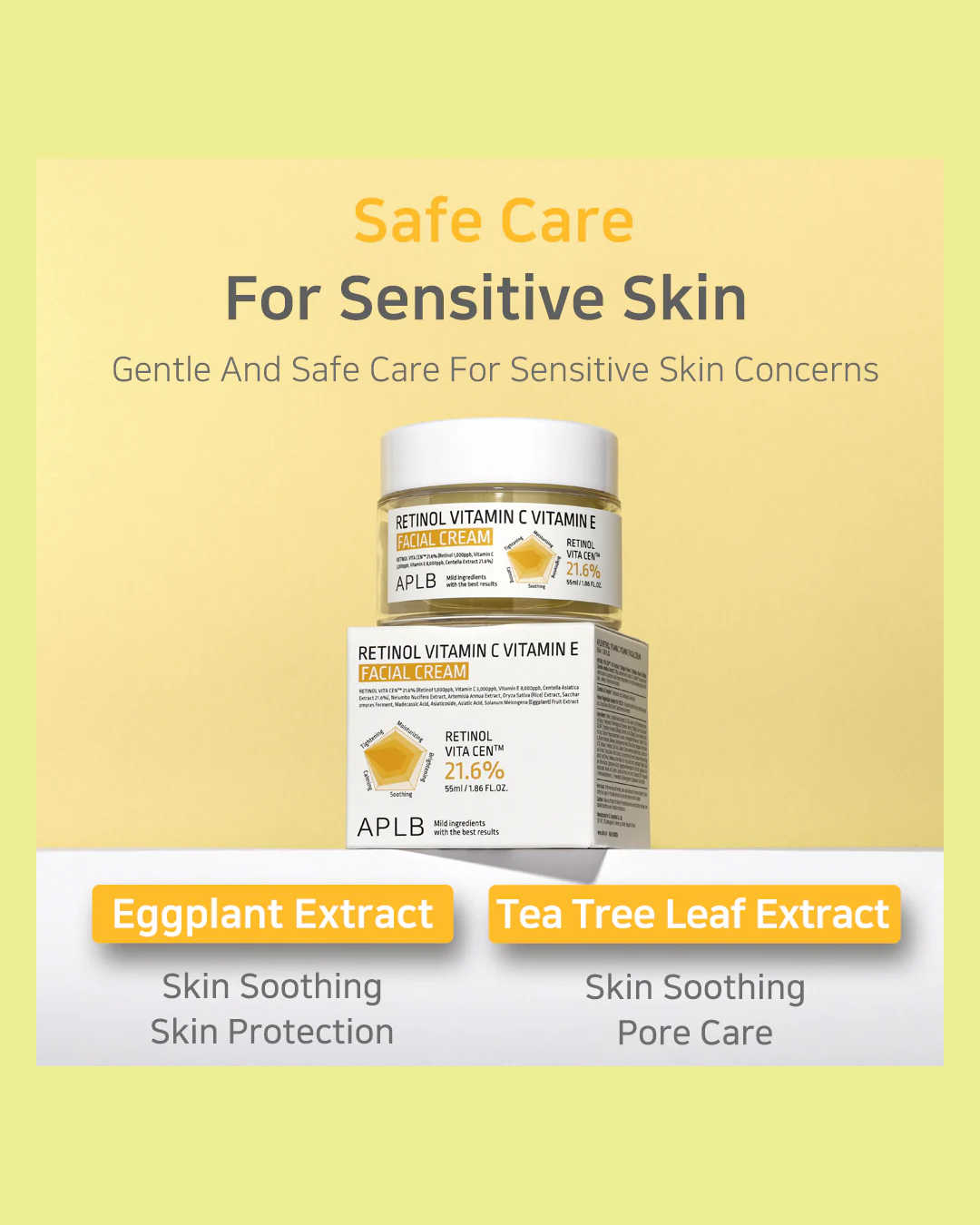 RETINOL VITAMIN C VITAMIN E FACIAL CREAM - APLB