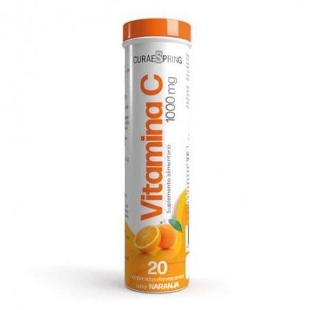 VITAMINA C EFERVESCENTE 1000 mg - Curae Spring 20 tabletas