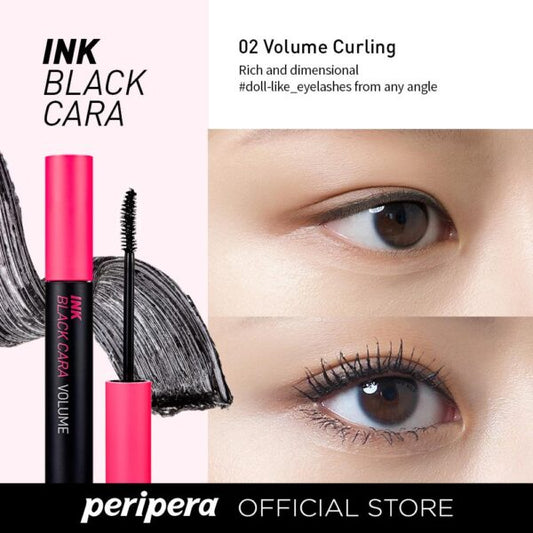 INK BLACK CARA 02 VOLUME CURLING - PERIPERA