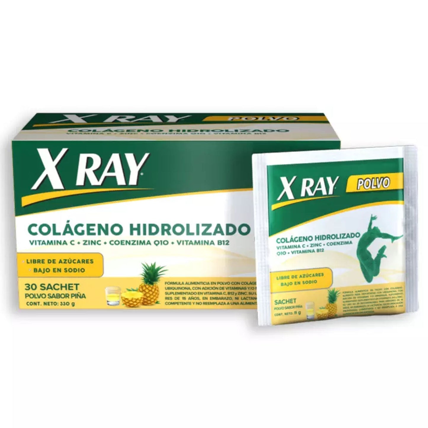 X-RAY COLAGENO PIÑA SBR 10 GR X 30